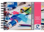 Blocco Rilegato A Spirale Van Gogh Con Carta Per Vari Supporti Pittorici, 30 Fogli, 300 G, 21 X 14,8 Cm (A5)