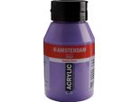 Amsterdam Serie Standard Flacone Di Colore Acrilico 1000 Ml Violetto Oltremare 507