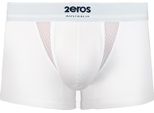 2EROS - Intimo Da Uomo Boxer Corti - Aktiv Cronus Trunk White - 1X Taglia S