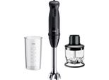 Braun Multiquick 3 MQ30201M 0,6 L Frullatore Ad Immersione 900 W Nero, Acciaio Satinato