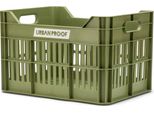 Urban Proof Click Cassa Per Biciclette 30 Litri Plastica Riciclata Verde Oliva