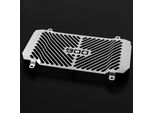 Copriradiatore Zieger Compatibile Con Kawasaki Z 900 Logo Argento