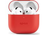 Custodia In Silicone Epico Per Airpods 4 - Rosso
