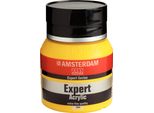 Amsterdam Serie Expert Flacone Di Colore Acrilico 400 Ml Giallo Permanente Medio 284