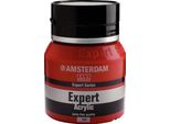 Amsterdam Serie Expert Flacone Di Colore Acrilico 400 Ml Rosso Cadmio Scuro 306