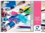 Blocco Rilegato A Spirale Van Gogh Con Carta Per Vari Supporti Pittorici, 30 Fogli, 300 G, 29,7 Cm X 21 Cm (A4)
