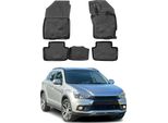 Tappetini In Gomma Omac Per Mitsubishi Asx 2013-2020 Rhd Tpe Nero 4X