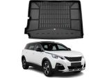 Omac Rivestimento Del Bagagliaio In Gomma Per Peugeot 5008 2017-2025 Rivestimento Del Bagagliaio In Tpe Nero