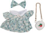Vestiti Da Bambola In Peluche, Cotone E Tessuto, Papillon, Vestito Da Bambola In Peluche Da 20 Cm Con Sacchetto Di Fragole, Ideale Per Giocare E Regalare