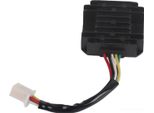 Raddrizzatore Regolatore Moto Universale Nero Plug And Play, Regolatore Moto Per Quad Scooter