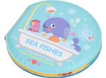 Libro Da Bagno Impermeabile Baby Kids Early Learning Cartoon Cloth Books Funny Toy (Pesce Di Mare)