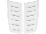 2Pcs Universale Cofano Sfiato Levigatore Cofano Auto Parti Esterne Per Focus Rs Mk2 Stylegloss White