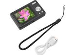 12 Mp 1080P Fotocamera Digitale 2,4 Pollici Schermo Tft 16X Zoom Autofocus Borsa Per Studenti Vlog Nero