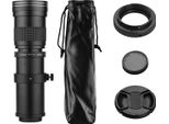 Obiettivo Mf Super-Tele-Tele-Zoom F/8.3-16 420-800 Mm Attacco T Con Anello Adattatore Universale Con Filettatura Da 1/4 Per Attacco Canon Ef-Fotocamere: Eos 80D, 77D, 70D, 60D, 60Da, 50D, 7D, 6D, 5D, T7I, T7S, T6I, T6I, T5I, T5, T5, T5, T5, T3I, T3I, T3I, T3I, T3I, T3I, T3, T3, T3, T3, T3, T3, T3 T3 T3 T3 T3 T3 T3 T3 T3 T3 T3 T3 T3 T3 T3 T3 T3 T3 T3 T3 T3 T3 T3 T3 T3 T3 T3 T3 T3 T3 T3 T3 T3 T3 T3