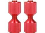 2Pcs Flange Alignment Pin Anodize Aluminium 1-1/8 Pollici Doppio Foro Per 0,5 A 14 Pollici 150 Lb Flange Rosso Impostato