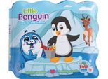 Baby Bath Plastic Book Tearproof Child Shower Toy Early Learning Time Toy (Penguin)