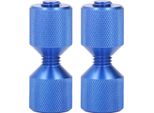 2Pcs Pin Di Allineamento Flangia Anodizzare Alluminio 1-1/8 Pollici Doppio Foro Per 0,5 A 14 Pollici 150 Lb Flange Blu Set