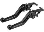 1 Paio Di Leve Freno A Doppio Disco In Alluminio Cnc Per Scooter, Nero