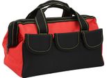 13In Tool Storage Bag Oxford Fabric Multifunctional Waterproof Wide Mouth Handbag For Home Shop Red