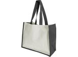 Westford Mill Printers Borsa Di Iuta / Shopper / Shopping Bag, 21 Litri (2 Pezzi/Confezione) BC4539 (Taglia Unica) (Nero)