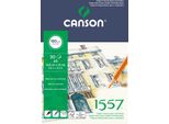 Canson C204127413 Blocco Carta Da Disegno Canson 1557, Din A5, 180 G/M², 30 Fogli