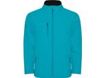 Roly SS6436 | Giacca Softshell Nebraska Da Uomo, Idrorepellente E Antivento - Colore: Aquamarine 236 - Taglia: Xl