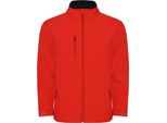 Roly SS6436 | Giacca Softshell Nebraska Da Uomo, Idrorepellente E Antivento - Colore: Rosso 60 - Taglia: Xl