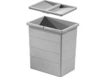 Bidone Interno Hailo 1076119 Con Coperchio 20 L 320X226X350 Mm 2 Maniglie