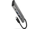 Axagon Axagon HMC-5G2 Dock/Riproduttore Di Porte Per Computer Portatili Usb 3.2 Gen 2 (3.1 Gen 2) Cablato Type-C Grigio