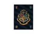 Harry Potter Hogwarts Wappen Fleecedecke 100 X 140 Cm