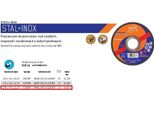 Disco Metallico Incoflex 230 X 1,9 Mm Inox