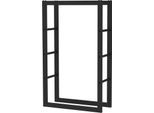 Porta Legna Da Ardere Toboli All'esterno E All'interno, Portata Fino A 150 Kg, 100 X 25 X 60 Cm, Porta Legna Da Ardere In Metallo Verniciato A Polvere, Porta Legna Da Ardere Indipendente