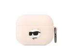 Karl Lagerfeld Klaprunchp Airpods Pro Cover RóżOwy/Pink Silicone Choupette Head 3D