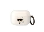 Karl Lagerfeld Klaphniktct Airpods Procover Transparent Karl's Head