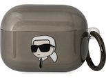 Karl Lagerfeld Klaphniktck Airpods Procover Czarny/Nero Karl's Head