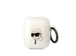 Karl Lagerfeld Kla2Hniktct Airpods 1/2Cover Trasparente Karl's Head