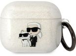 Karl Lagerfeld Kla3Hnkctgt Airpods 3Cover Trasparente Glitter Karl&Choupette