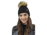Cappello Con Pompon Da Donna Vivisence, Copricapo Caldo E Accogliente Per L'inverno E L'autunno, Cappello Invernale Con Pompon, Cappello Caldo A Maglia Grossa, Cappello Classico Da Donna, Eu, Nero, Unità