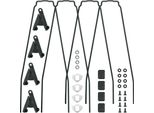 Sks Set Di Aste Parafango Stile Bluemels 65 Mm Completo