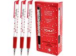 Penna A Sfera Superfine Aut. 0,5 Mm Rosso. (20Pz) Toma