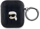Karl Lagerfeld Kla2Pgkipk Airpods 1/2Cover Czarny/Nero Monogramma Karl Head