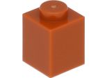 Lego® 100 Pezzi 3005 Mattoncini 1X1 Parte Basic 100 Arancione Scuro