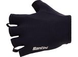 Santini Guanti Da Ciclismo Senza Dita - 3D - Nero Xl