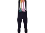 Santini Pantaloncini Da Ciclismo 3/4 Con Pettorina - Unico - Nero 2XL