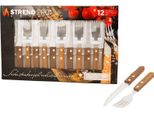 Posate Strend Pro Grill, Per Bistecche, Set Forchette E Coltelli, 12 Pezzi