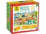 Ludattica Fattoria Didattica Puzzle - Gioco In Cartone Da 25 Pezzi