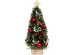 Albero Magichome Natale, Su Base, Con Stella, 18X40 Cm