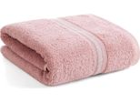 Eurofirany Asciugamano 30X50 Cm Telo Da Bagno In Cotone Rosa