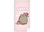 Asciugamano Da Bagno 70X140 Pusheen Rosa So Sweet Rose