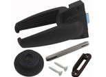 Serratura Porta Completa Maniglia Porta Bagno Caravan Camper Roulotte Barca Nero 7X7 Mm